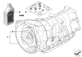 Гидротрансформатор крутящего момента BMW 528 XI E60 N52B30M1 2004-2009  24407588737 00-00004324