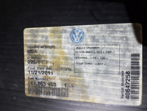 Пол багажника Volkswagen Passat B7 2.5 1.8 USA 2011-2015 5618634631BS