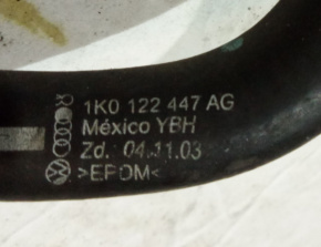 Шланг системы охлаждения Volkswagen Passat B7 1.8 USA CPRA 2011-2015 1k0122447