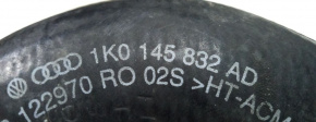 Патрубок интеркулера Volkswagen Passat B7 1.8 USA CPRA 2011-2015 1k0145832ad