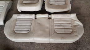 Кожаный салон бежевый Volkswagen Passat B7 2.5 USA CBUA 2011-2015 561881805SOQU 561885405AQUFG 561881806AHOQU