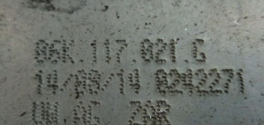 Радиатор маслянный Volkswagen Passat B7 1.8 USA CPRA 2011-2015 06K117021G