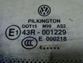Форточка (глухое стекло)задняя зад лев(мат) Volkswagen Passat B7 2.5 1.8 USA 2011-2015 561845297FNVB