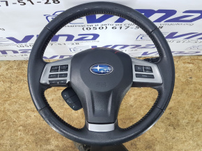 Руль голый кожаный SUBARU FORESTER SJ 2014-2018 34312SG011VH 00-00012628