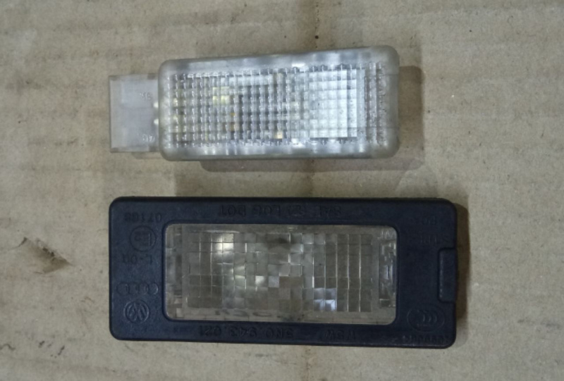 Подсветка номера лев Volkswagen Passat B7 2.5 1.8 USA 2011-2015 5N0943021B