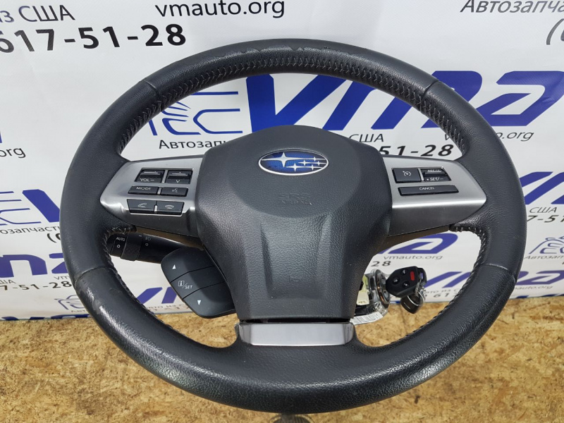 Руль голый кожаный SUBARU FORESTER SJ 2014-2018 34312SG011VH