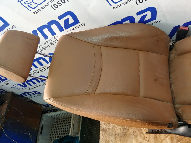 Комплект сидений кожаных ROTBRAUN с дефектами BMW 328XI E90 2005 52107257550 52107257547 52107257548 52207257090 52207257096