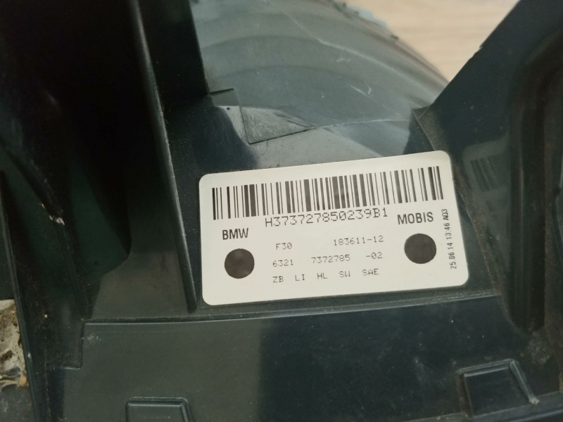 Фонарь задний левый BMW 3 F30 F80 F35 2012-2019 отреставрирован скол 7372785 725989507 183611-12